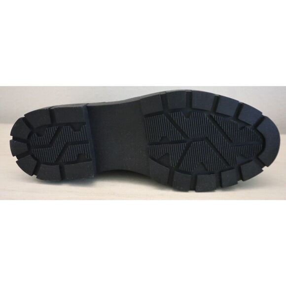 Madden Girl Women's Sz 10M Black Gwinn Side Zip Ankle High Lace-Up Combat Boots - Picture 7 of 10